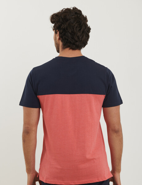 520771 T-SHIRTS NAVIGATOR Azul Osc/coral