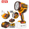 LINTERNA A BATERIA 42V 50W 2800 LUMENS + 2 BAT 2.0AH + CARGADOR INGCO CWLI42896 LINTERNA A BATERIA 42V 50W 2800 LUMENS + 2 BAT 2.0AH + CARGADOR INGCO CWLI42896