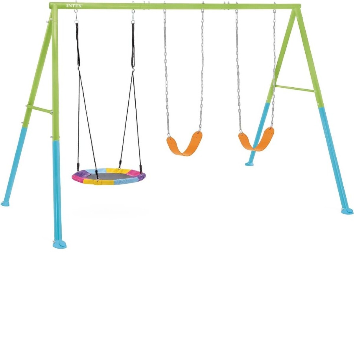 Hamaca de Plaza con 2 hamacas + Circular Intex 