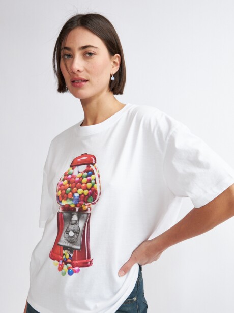 REMERA WASABI BLANCO