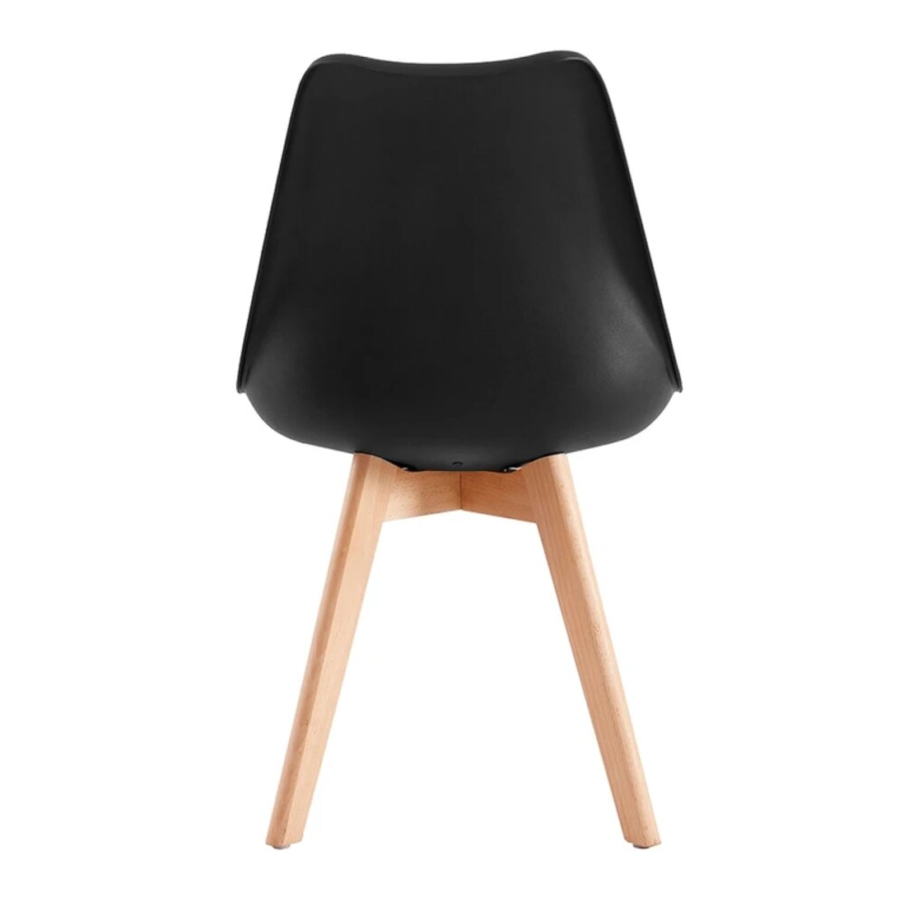 Silla de Comedor asiento Acolchonado - Eames Negro