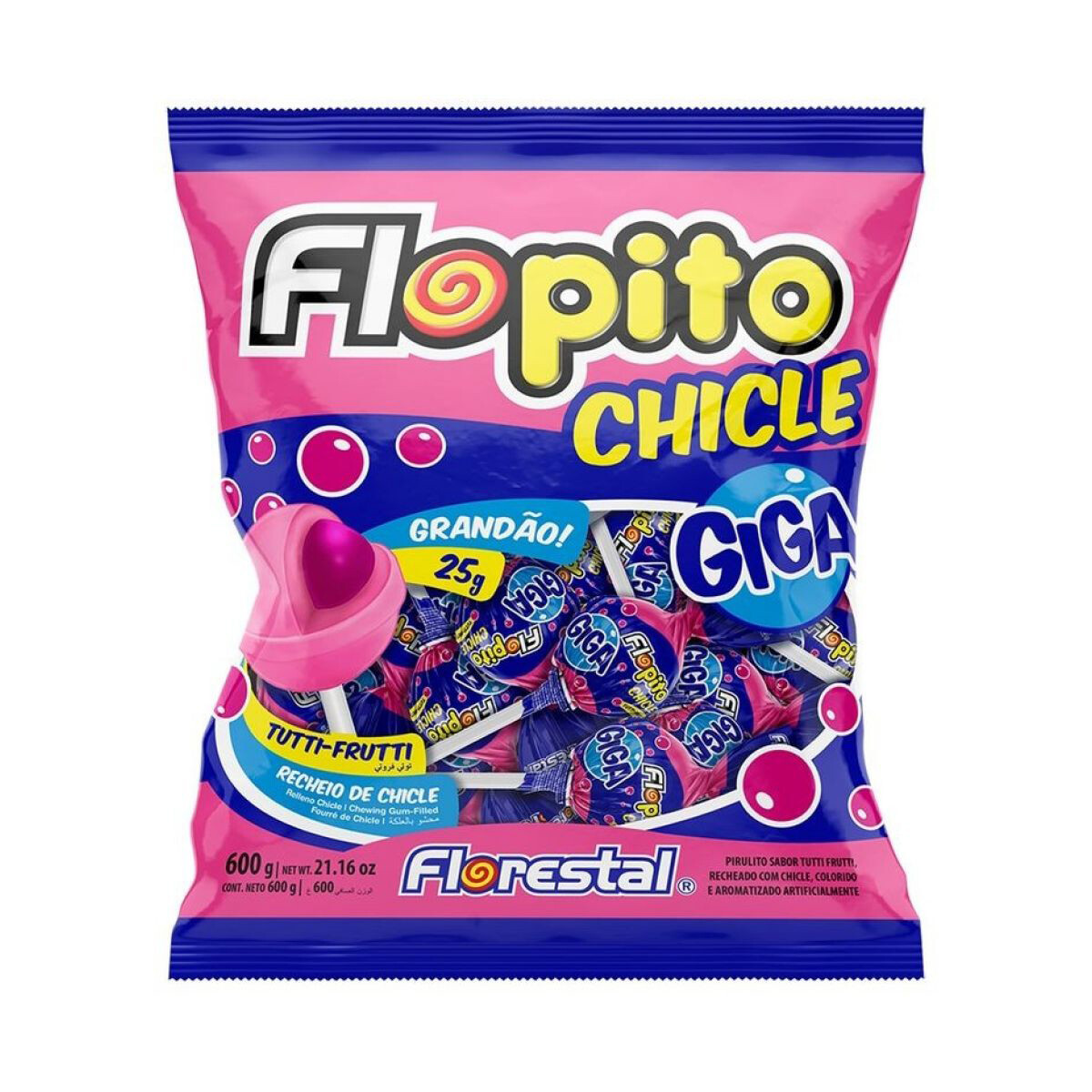 Chupetin Flopito con Chicle x 24 