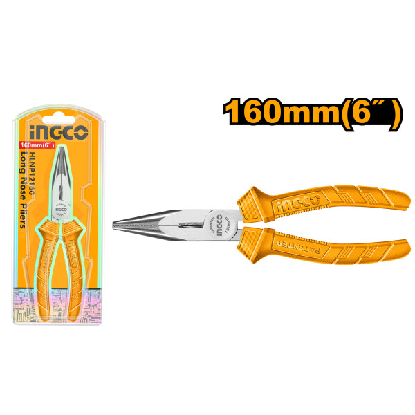 PINZA 6´´ PUNTA FINA INGCO HLNP12160 PINZA 6´´ PUNTA FINA INGCO HLNP12160