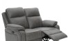 Sillón Recliner Apollo - 2 Cuerpos Marrón Gris