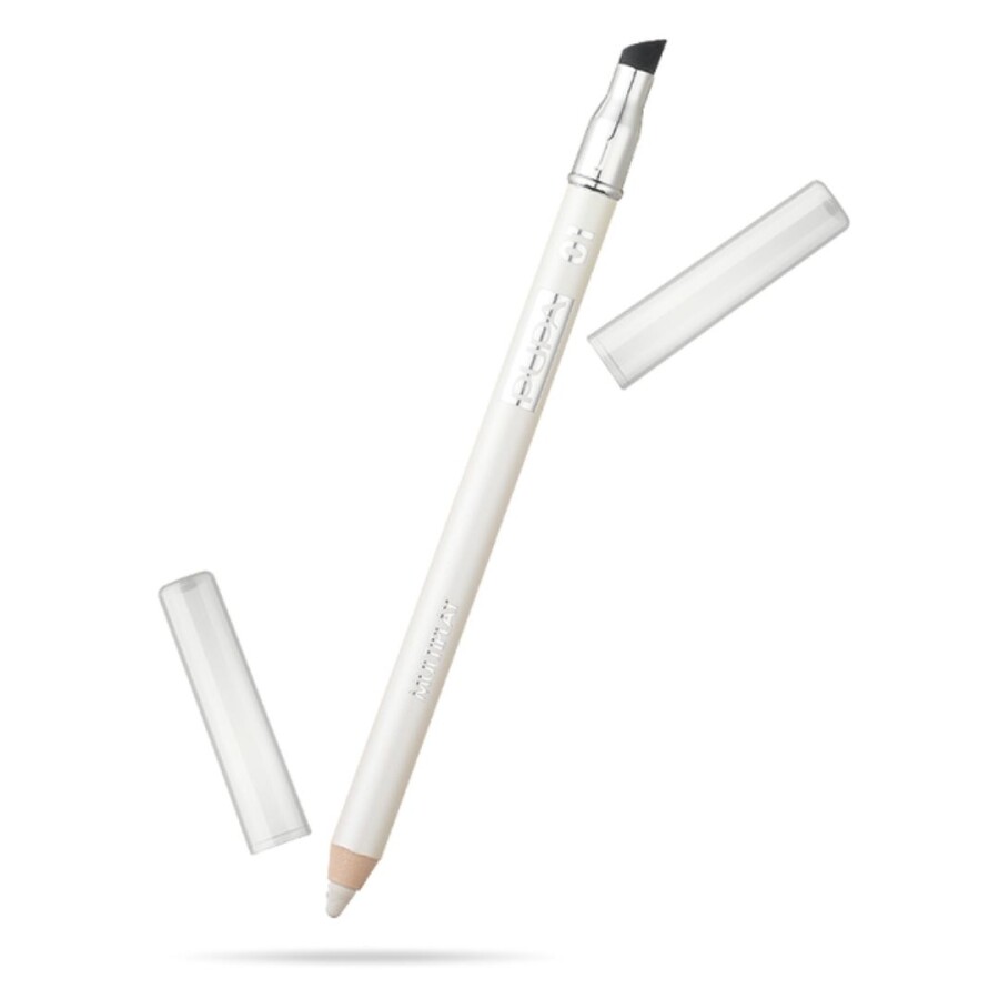 Lápiz de Ojos Multiplay White 01 con Esfumino – Pupa Lápiz de Ojos Multiplay White 01 con Esfumino – Pupa