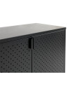 Aparador VIRUM 3 puertas acero negro Aparador VIRUM 3 puertas acero negro