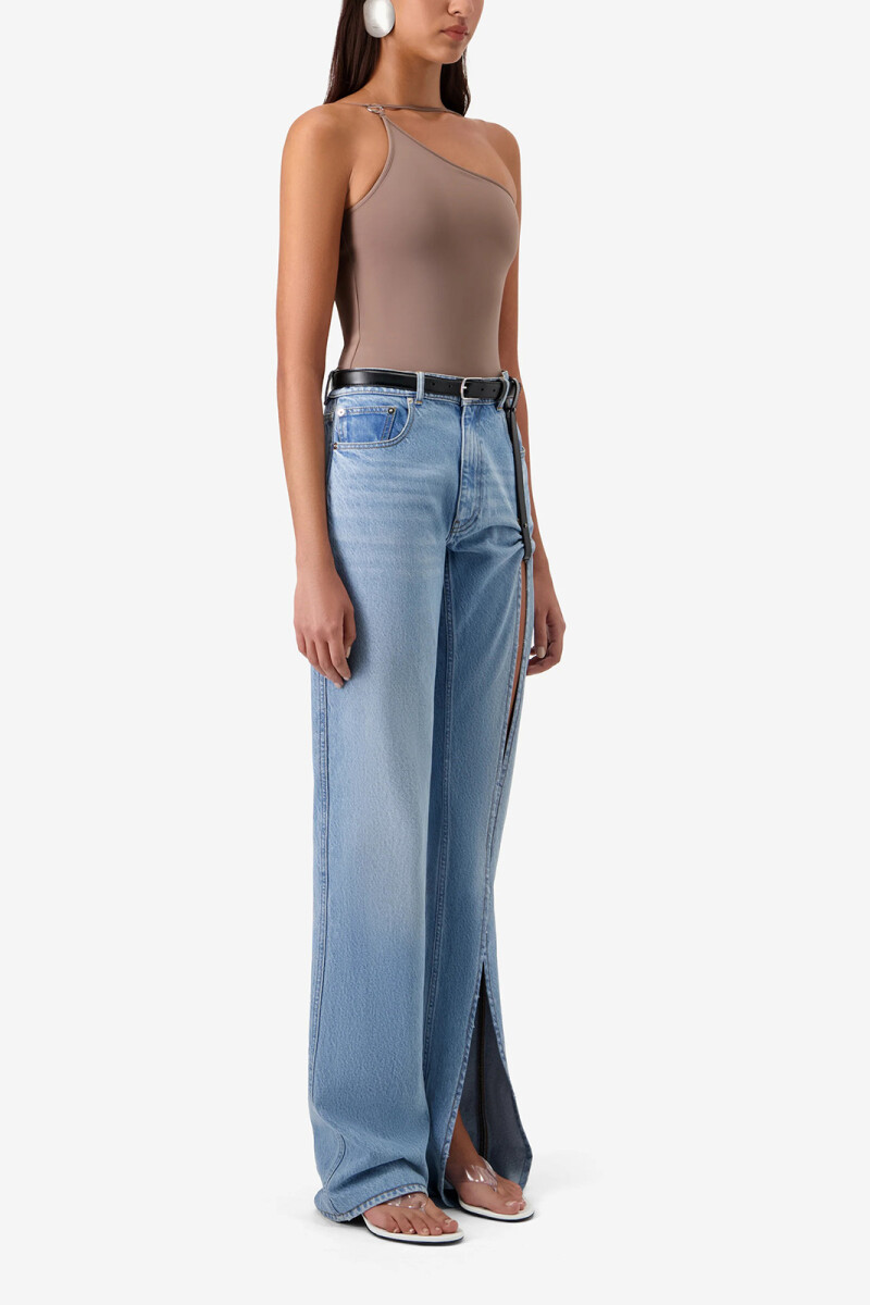 JEAN SUSPENDED DENIM Azul