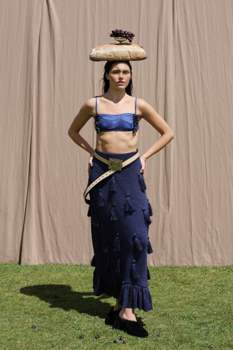Cush Cush Skirt Azul