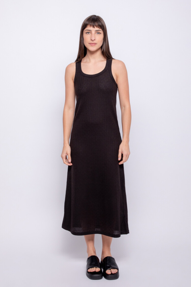 VESTIDO KNOT Negro