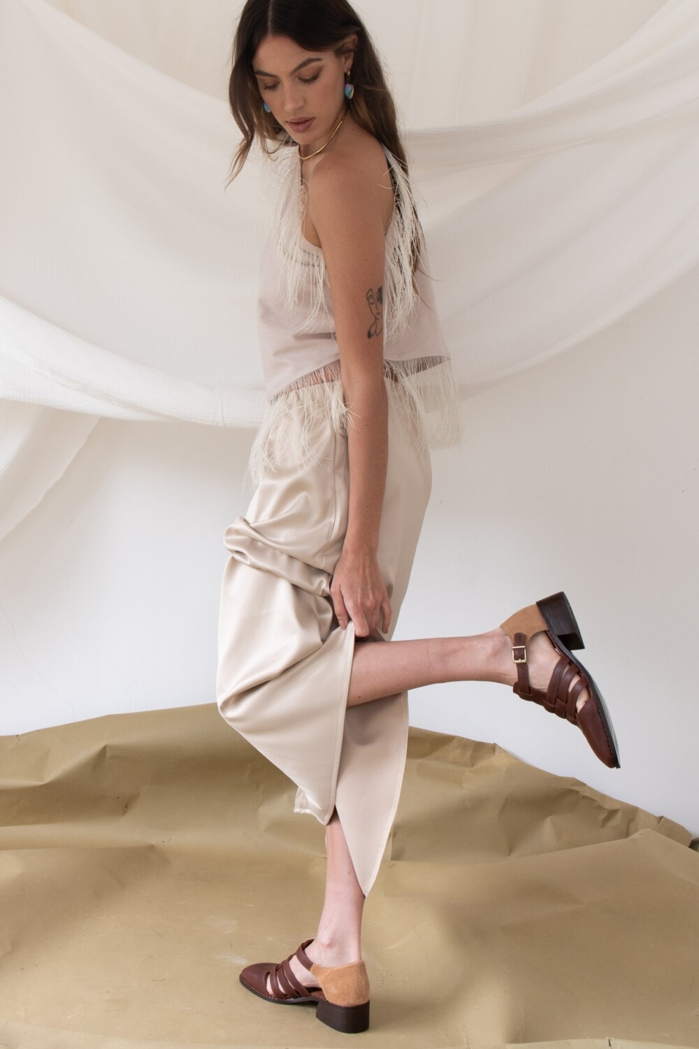 Sandalia Mallorquina Beige