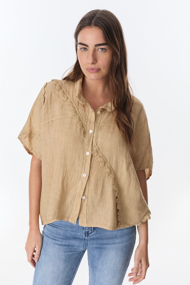 Camisa Zennon - Beige 