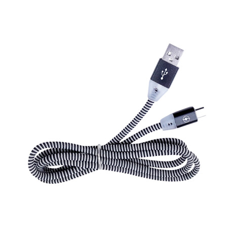 Cable USB recubierto de tela con luz para android 1m Cable Usb Recubierto De Tela Con Luz Para Android 1m