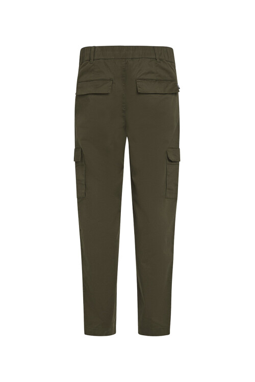 Pantalones Essentials Cargo Verde Militar