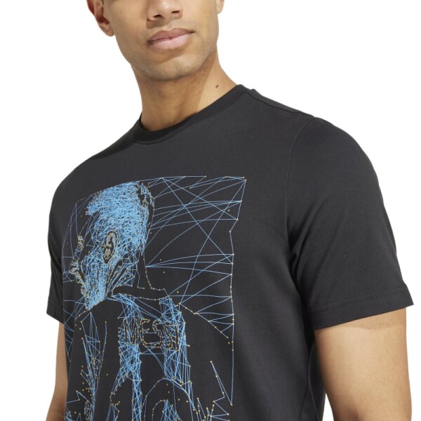 Remera Adidas Messi Negro
