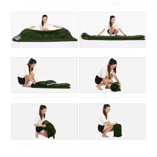 Sobre Saco Bolsa Dormir 2 M Capucha Aislante Camping Caza IMBACK Color Verde Sobre Saco Bolsa Dormir 2 M Capucha Aislante Camping Caza IMBACK Color Verde