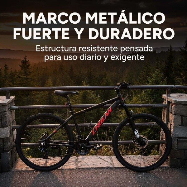 Bicicleta Crolan Montaña Rod 27.5 Freno Disco 21 Vel Shimano Negro 1