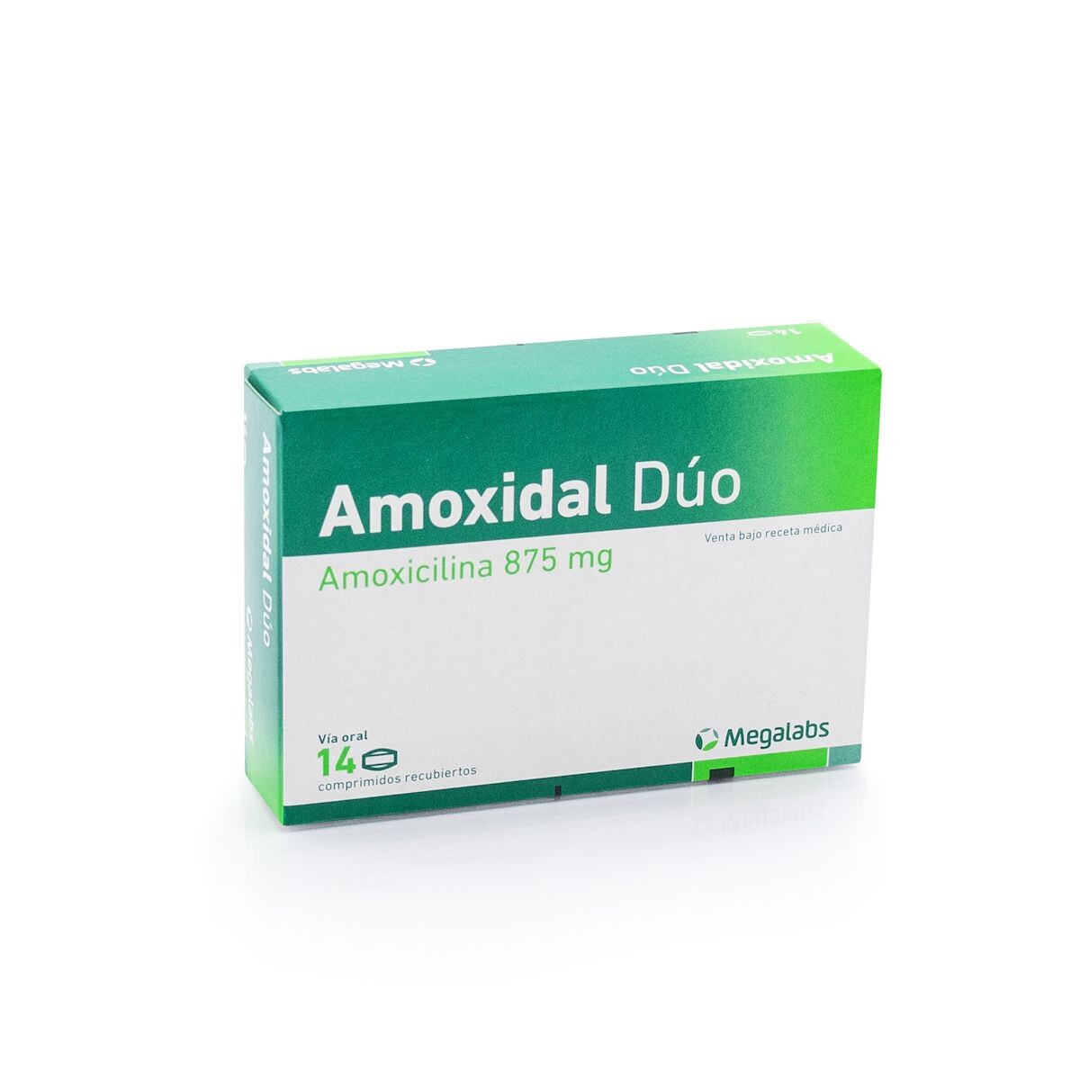 AMOXIDAL DUO 875 MG. CJ X 14 COMPRIMIDOS 