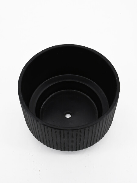 MACETA DECORATIVA LINEA NEGRO