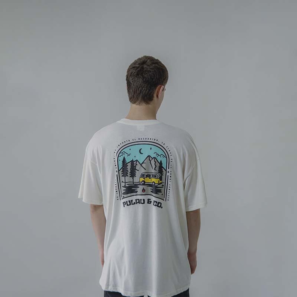 Remera Pulau Woods - Crema 