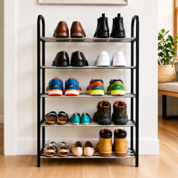 Mueble Zapatera 4 Niveles 8 Pares Estante Organizador Mueble Zapatera 4 Niveles 8 Pares Estante Organizador