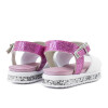 Sandalia Molekinha Casual de Niños - 2724.116-28656 Blanco-rosado