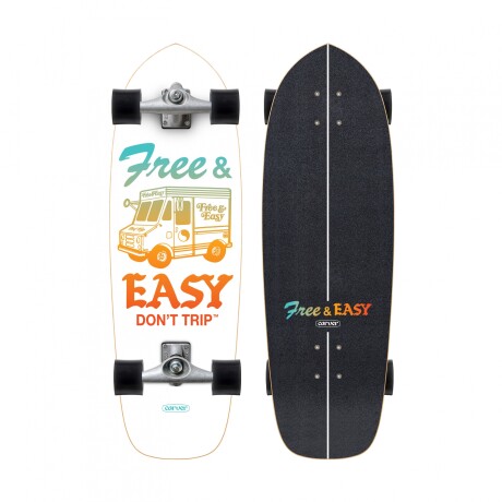Carver CX Raw Free & Easy Paleta 30.75'' - Surfskate Completo Carver CX Raw Free & Easy Paleta 30.75'' - Surfskate Completo