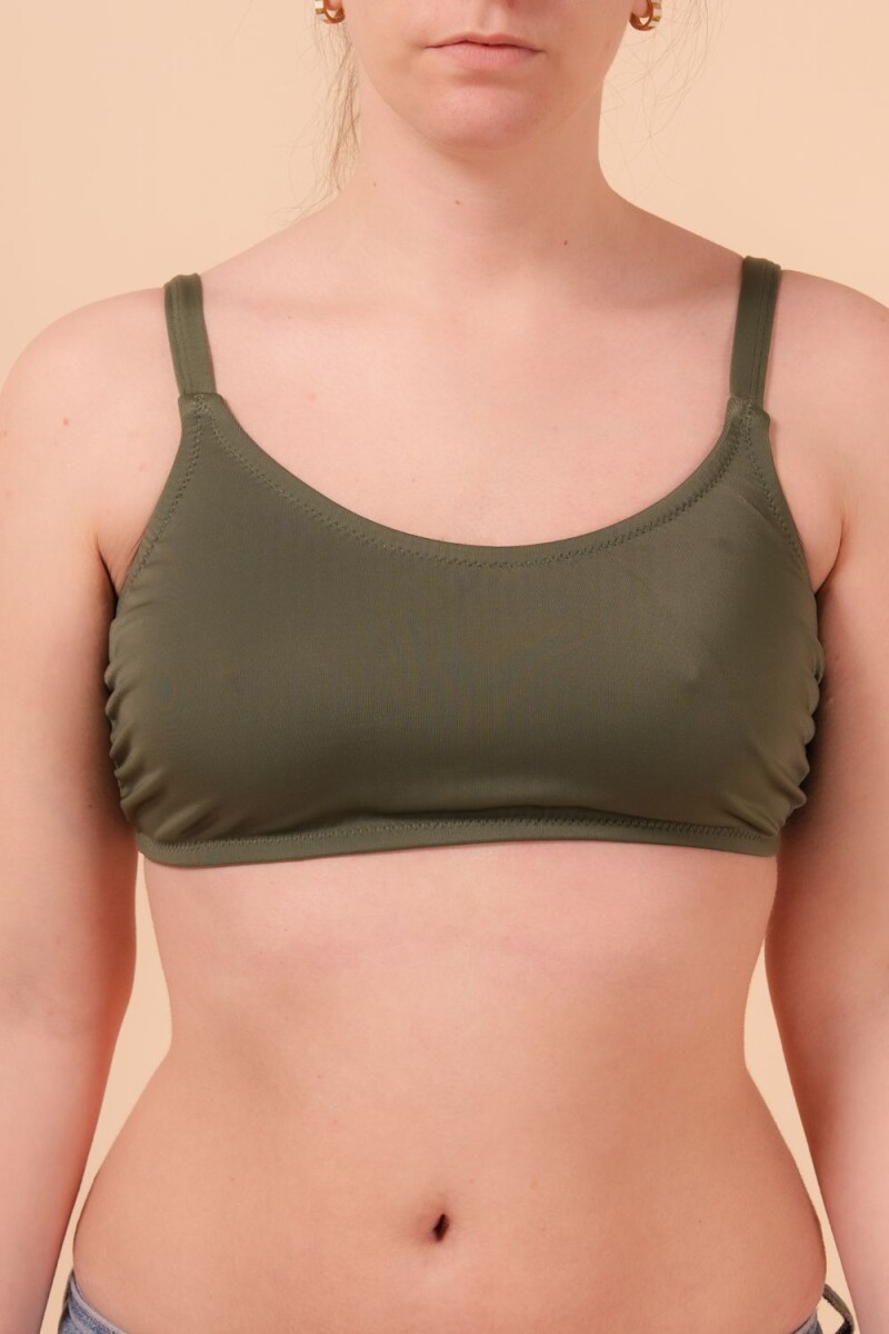 Top Pistacho - Negro 