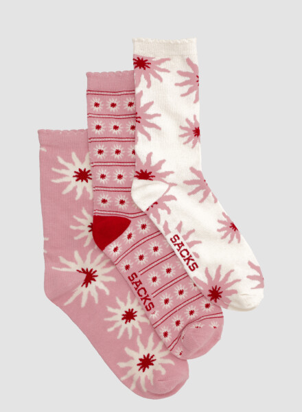 Pack de 3 medias con diseños variados Variante 39