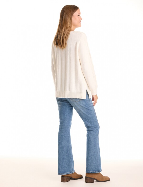 Buzo Soft Trenzas CRUDO