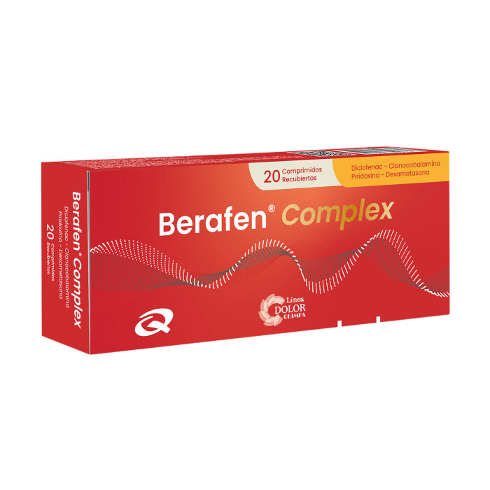 BERAFEN COMPLEX CJ X 20 COMPRIMIDOS única