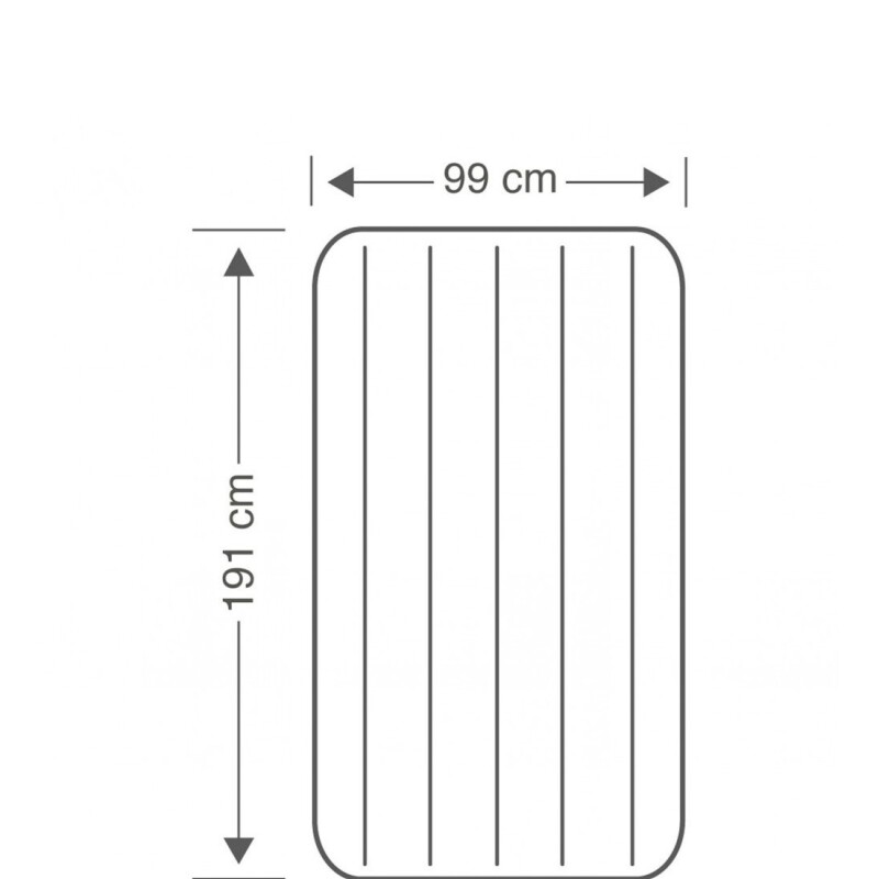 INTEX COLCHON INFLABLE CLASSIC MULTIUSO 1 PLAZA VALVULA 2en1 Intex Colchon Inflable Classic Multiuso 1 Plaza Valvula 2en1