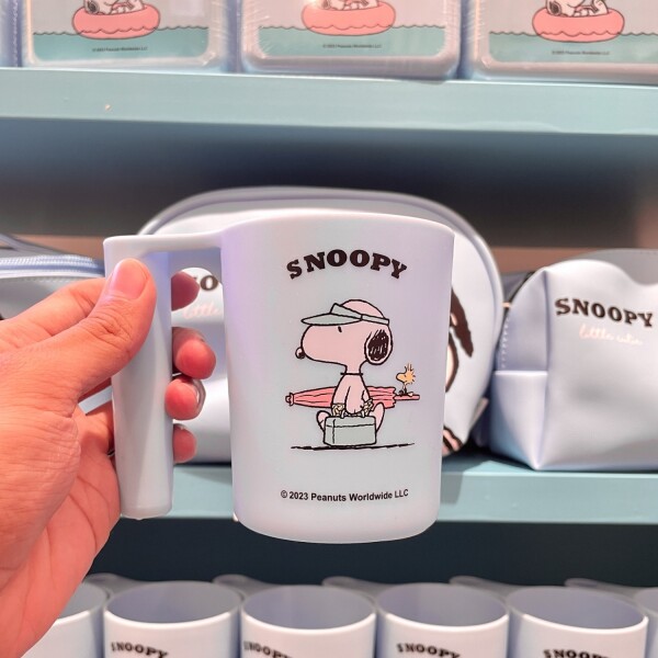 Portacepillo Snoopy celeste