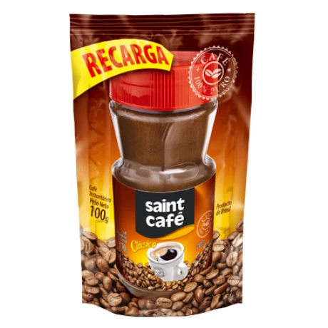 CAFE SOLUBLE TRADICIONAL SAINT RECARGA 100 GR CAFE SOLUBLE TRADICIONAL SAINT RECARGA 100 GR