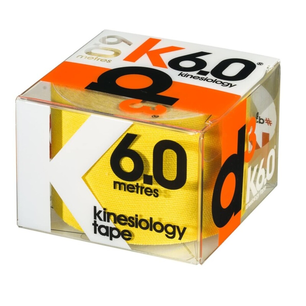 Venda Kinesiologica D3 K6 Tape 5x6m Amarillo 