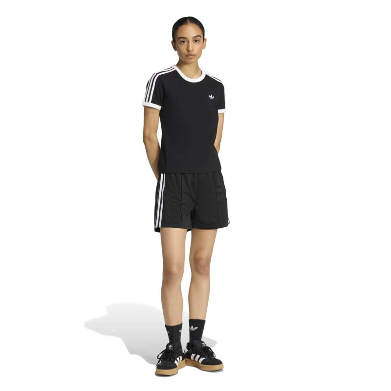 SHORT ADIDAS W 3S WV PT MUJER KD5569 Negro-blanco