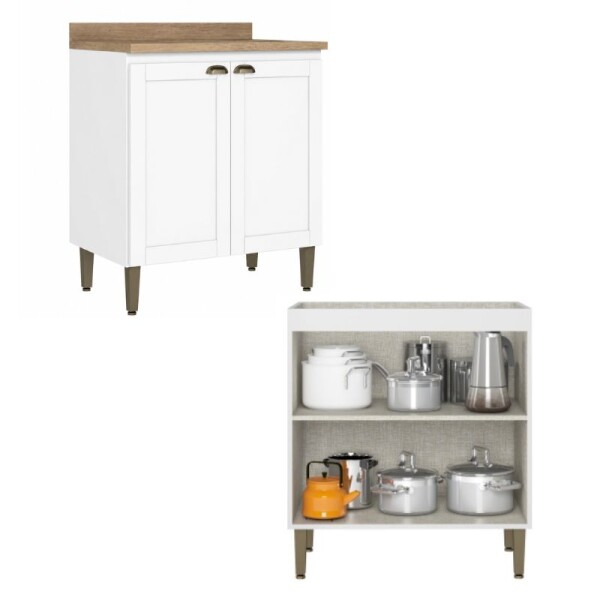 COCINA MODULADA 2.70 MT BLANCA - CLASSY COCINA MODULADA 2.70 MT BLANCA - CLASSY
