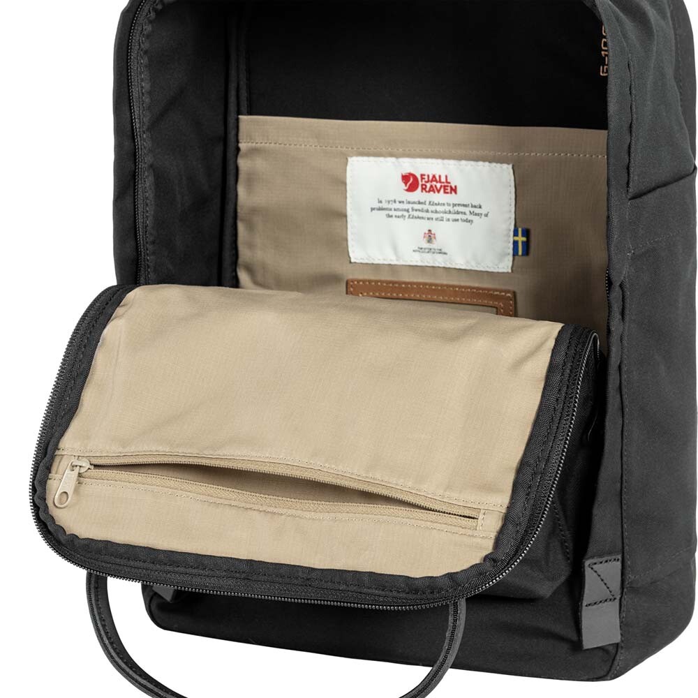 Mochila Fjallraven Kanken No. 2 Black Laptop 15 Unisex Black