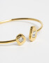 Brazaletes Premium Gold Brazalete De Acero Quirúrgico - Dorado