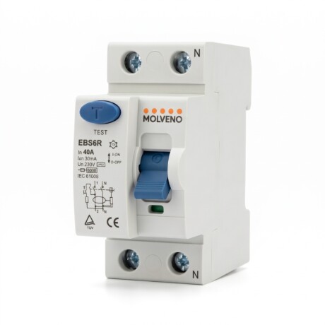 INTERRUPTOR DISYUNTOR DIFERENCIAL Interruptor Disyuntor Diferencial 2P 40A 30mA