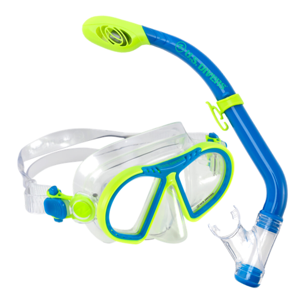 Us Divers - Kit para Agua Niño Toucan / KEIKISC3237140S - Máscara de 2 Ventanas + Snorkel Sumergible - 001 