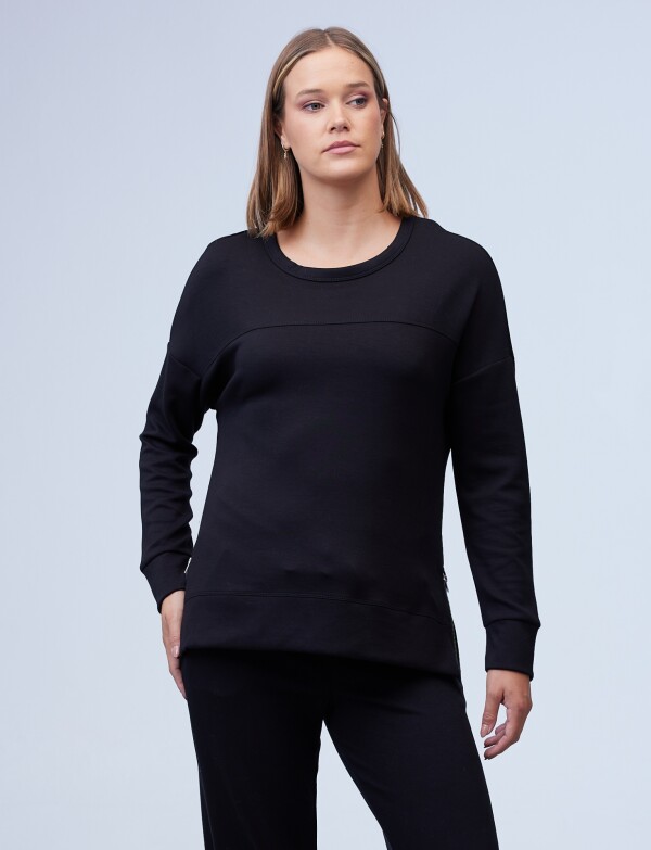 Buzo Sport Zips NEGRO