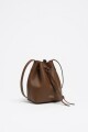 BOLSO BUCKET Marron