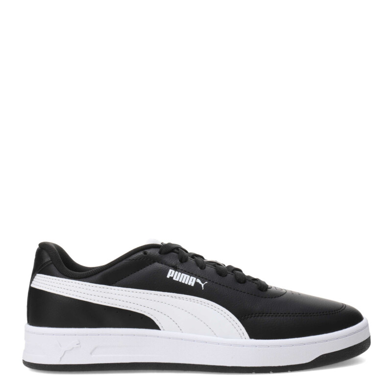 Championes de Mujer Puma Court Classic Clean Negro - Blanco