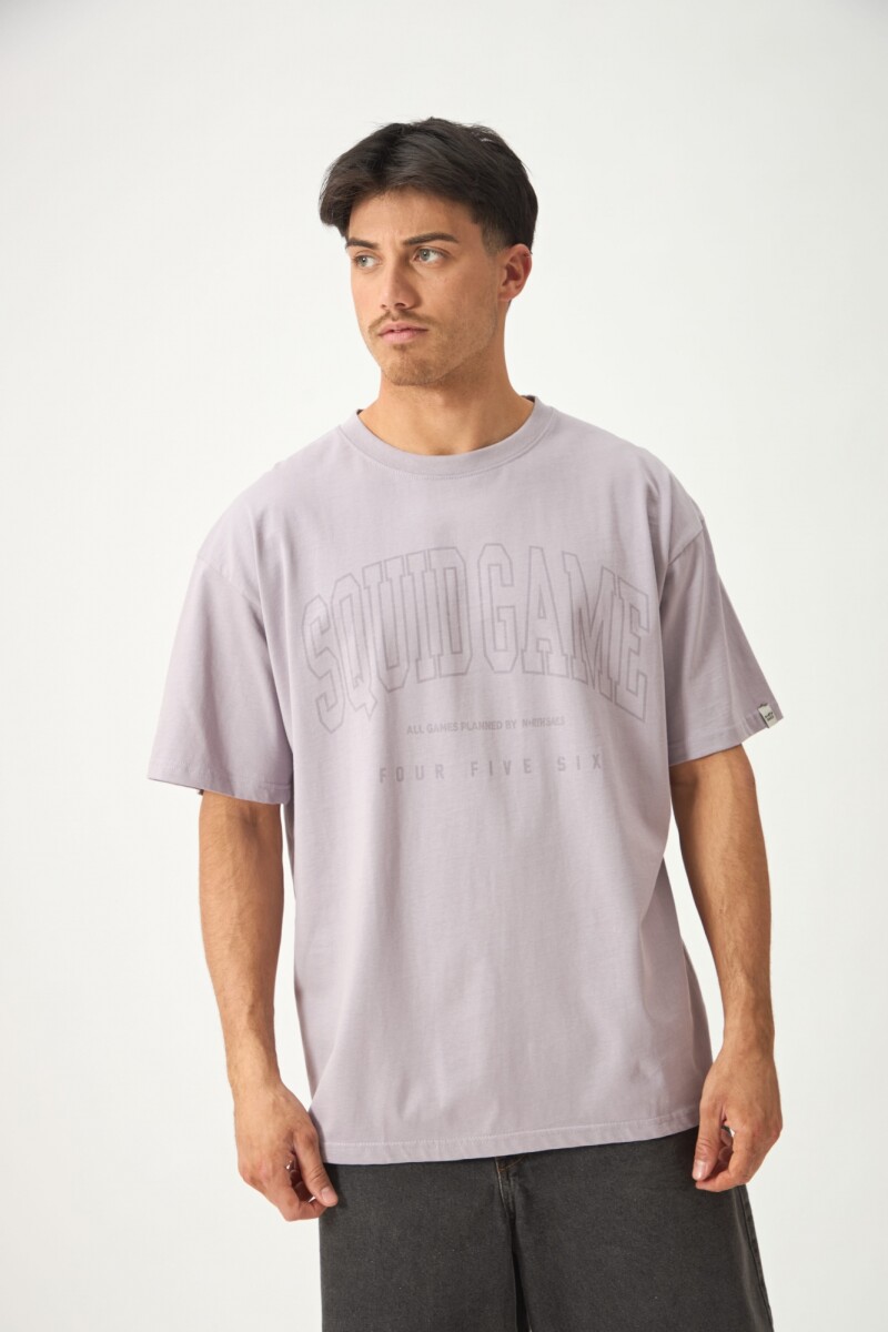 REMERA SQUID GAME - LILA 