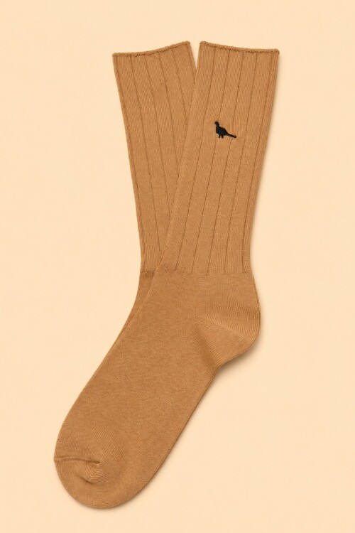 Medias Sport Algodón Beige