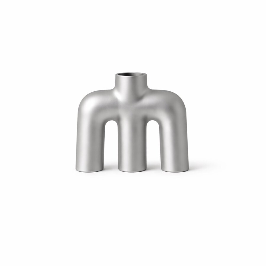 Jarrón Deco Milo Silver