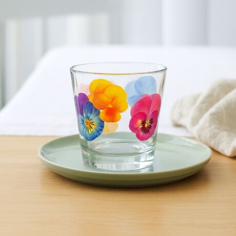 VASO POP FLOWER BLANCO