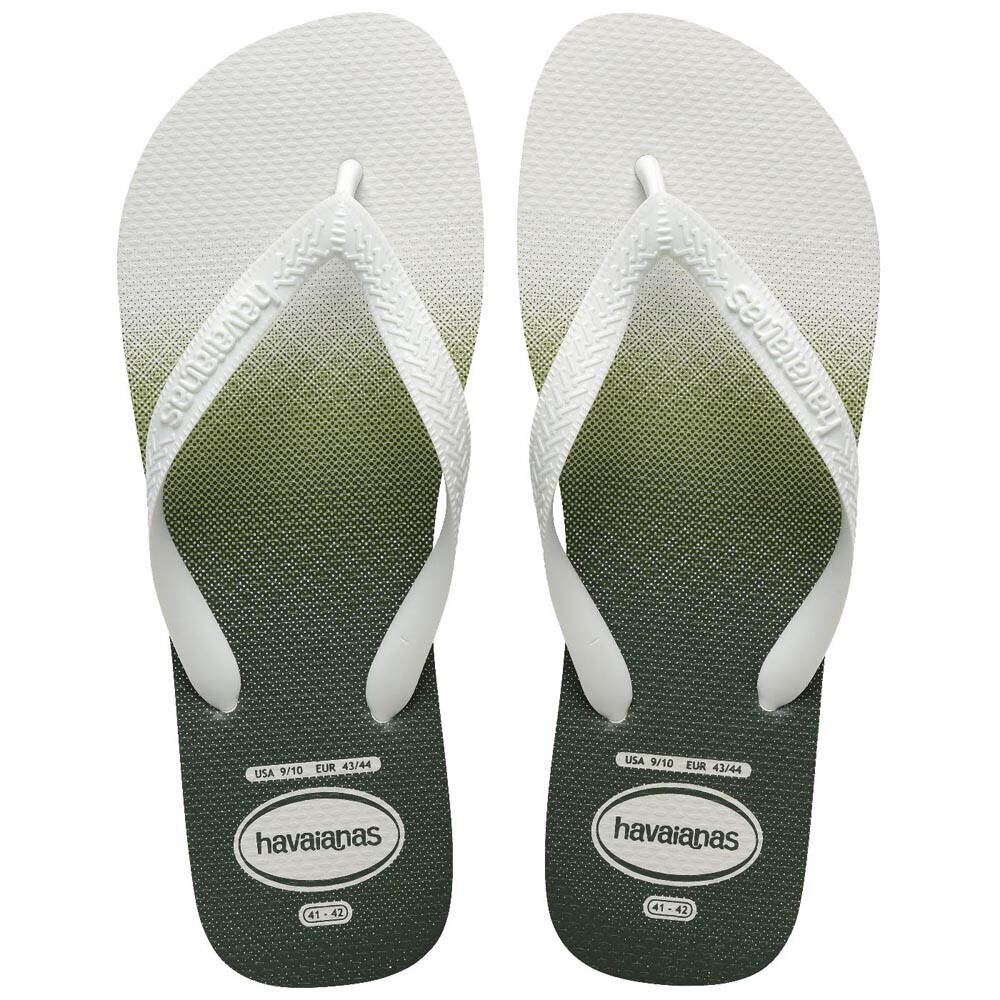 Sandalias Havaianas Top Basic FC Hombre Blanco Blanco Verde