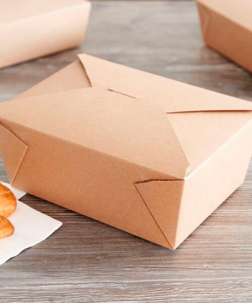 Envase de cartón kraft, caja rectangular 215 x 160 x 50 mm - 50 u Envase de cartón kraft, caja rectangular 215 x 160 x 50 mm - 50 u
