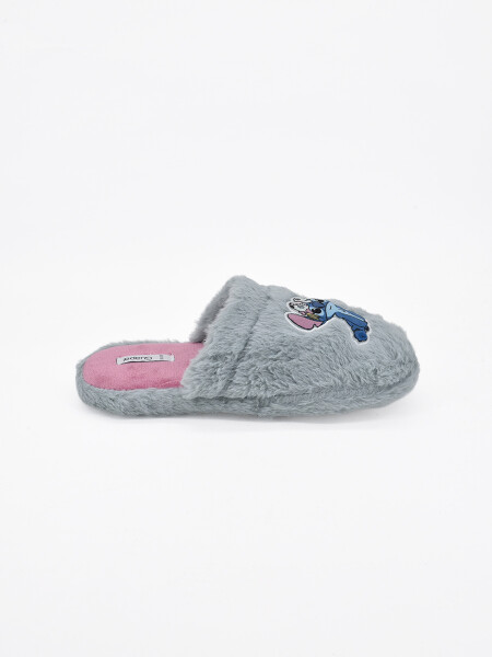 PANTUFLA STITCH CELESTE